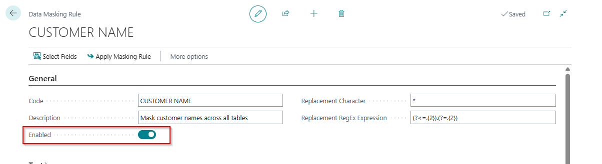 Data Masking Setup 5